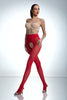 Amour Nymph Crotchless Tights - Red