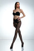 Amour Angel Crotchless Tights - Black