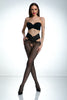 Amour Angel Crotchless Tights - Black