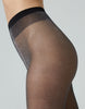 CETTE Hollywood gloss tights - black and silver