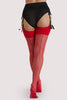 Playful Promises Lollipop Red Seamed Stockings