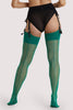 Playful Promises Emerald Green Seamed Stockings